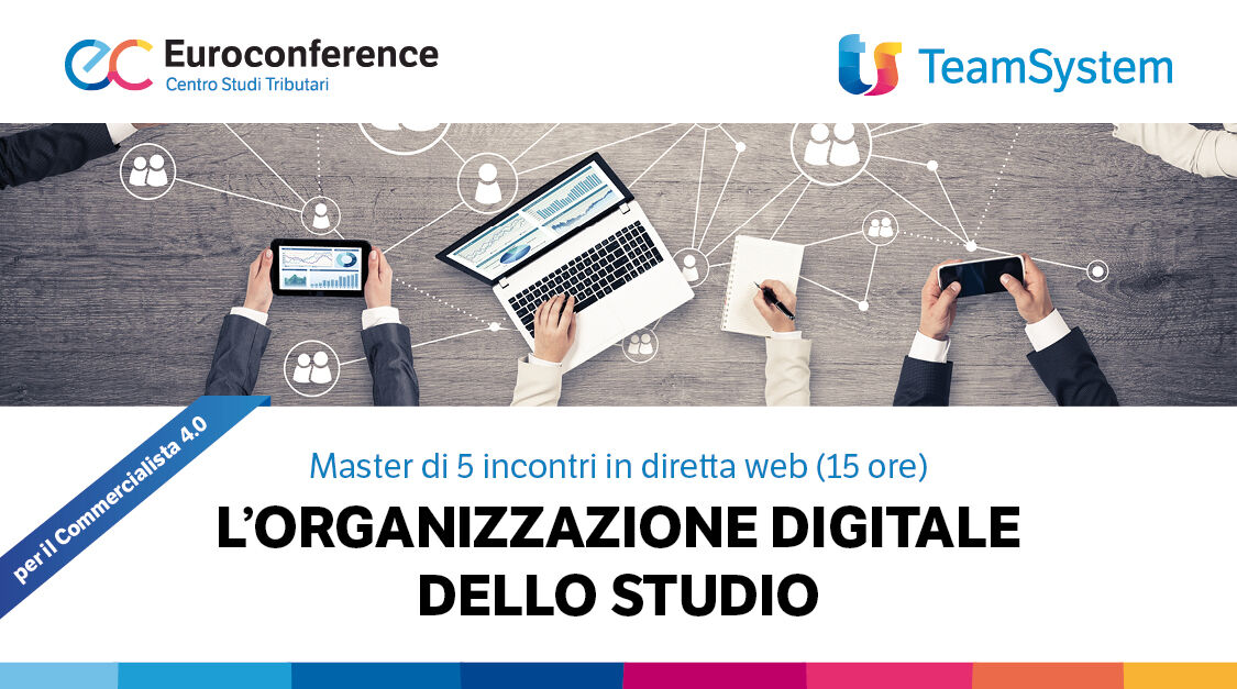 Immagine L'organizzazione digitale dello studio: master | Euroconference